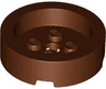Brick, Round 4 x 4 with Recessed Center and Hole