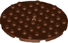 Plate, Round 8 x 8 with Hole