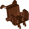 Minifigure, Utensil Wheelchair Seat with Open Sides and High Arm Rests