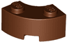 Brick, Round Corner 2 x 2 Macaroni with Stud Notch and Reinforced Underside