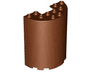 Cylinder Half 3 x 6 x 6 with 1 x 2 Cutout
