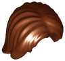 Minifigure, Hair Mid-Length Tousled with Center Part