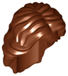 Minifigure, Hair Female Mid-Length Wavy with Center Part