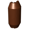 Cylinder Half 3 x 6 x 10 with 1 x 2 Cutout