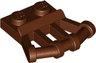 Plate, Modified 1 x 2 with Angled Bar Handles on Side