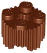 Brick, Round 2 x 2 with Axle Hole and Grille / Fluted Profile