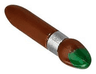 Minifigure, Utensil Paint Brush with Silver Ferrule and Green Tip Pattern