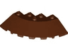Brick, Round Corner 6 x 6 with Slope 33 Edge, Facet Cutout