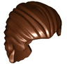 Minifigure, Hair Swept Back with Short Ponytail