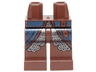 Hips and Legs with Dark Blue Coat and Silver Chain Mail Pattern