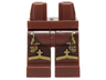 Hips and Legs with Ornate Gold Scrolls, Band, and Fleur-de-lis Pattern