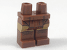Hips and Legs with Loincloth, Medium Nougat Knees, Reddish Brown Shoes Pattern