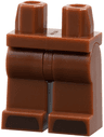 Hips and Legs with Dark Brown Hooves Pattern