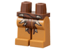 Hips and Medium Nougat Legs with Reddish Brown Loincloth and White Spikes Pattern