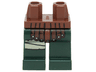 Hips and Dark Green Legs with Reddish Brown Leather Armor and Tan Knee Wrappings on Right Leg Pattern