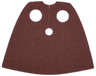 Minifigure Cape Cloth, Very Short - Traditional Starched Fabric