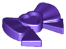 Friends Accessories Hair Decoration, Bow with Heart, Long Ribbon, and Small Pin