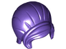 Minifigure, Hair Female Beehive Style with Sideways Fringe