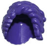Minifigure, Hair Female Coiled and Braided, Swept over Left Side