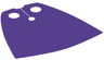 Minifigure Cape Cloth, Standard - Spongy Stretchable Fabric - 3.9cm Height