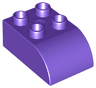 Duplo, Brick 2 x 3 Slope Curved