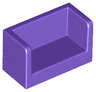 Panel 1 x 2 x 1 with Rounded Corners and 2 Sides