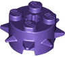 Brick, Round 2 x 2 with Spikes and Axle Hole