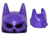 Minifigure, Headgear Mask Batgirl with Attachment for Ponytail