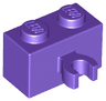 Brick, Modified 1 x 2 with Open O Clip Thick (Vertical Grip)