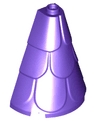 Tower Roof 2 x 4 x 4 Half Cone Shaped with Roof Tiles