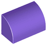 Slope, Curved 1 x 2 with Bottom Stud Holder