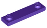 Plate, Modified 1 x 4 with 2 Studs with Groove