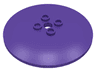 Dish 6 x 6 Inverted (Radar) - Hollow Studs