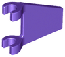 Flag 2 x 2 Trapezoid with Flat Edge