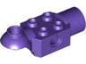 Technic, Brick Modified 2 x 2 with Pin Hole, Rotation Joint Ball Half Horizontal, and Rotation Joint Socket