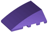 Wedge 4 x 4 Triple Curved No Studs
