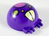 Windscreen 6 x 6 x 3 Canopy Dome Half Sphere with Dual 2 Fingers with Dark Pink and Lime Jewels with Large Yellowed Teeth Pattern