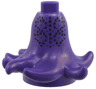 Mini Doll Lower Body with Upturned Tentacles and Black Dots in Diamond Geometric Pattern (Ursula)