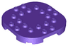 Plate, Modified 6 x 6 with Rounded Corners and 4 Feet