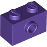 Brick, Modified 1 x 2 with Stud on Side with Bottom Stud Holder