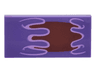 Tile 2 x 4 with Dark Red Open Mouth with Lavender Slime Lips Pattern (Super Mario Bogmire Lower Face)