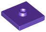 Plate, Modified 2 x 2 with Groove and 1 Stud in Center (Jumper)