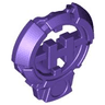 Hero Factory Chest Badge with 'H' and Flat Bottom