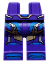 Hips and Legs with Blue and Gold Armor Panels Pattern