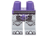Hips and Light Bluish Gray Legs with Dark Purple Armor, Chain Belt and White Claws Pattern