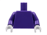 Torso Plain / Dark Purple Arms / Light Bluish Gray Hands