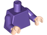 Torso Plain / Dark Purple Arms / Light Nougat Hands