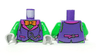 Torso Vest, Orange Bow Tie and Pocket Chain Pattern / Bright Green Arms / Light Bluish Gray Hands