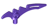 Minifigure, Weapon Crescent Blade, Serrated with Bar