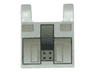 Flag 2 x 2 Square with Flat Edge with SW TIE Bomber Rectangles Pattern